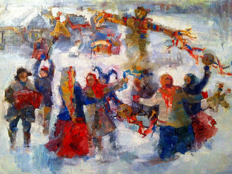 Как развлекались на Масленицу